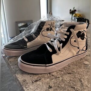 Joe Cool Snoopy and Peanuts Hightop Vans - Men’s 10.5 | Women’s 12
